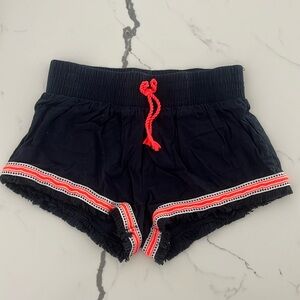 Joe Fresh Kids Girl’s 7-8 Navy Blue and Orange Shorts Medium